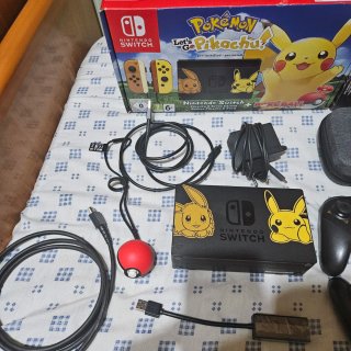 Lote Nintendo Switch Let's Go Pikachu