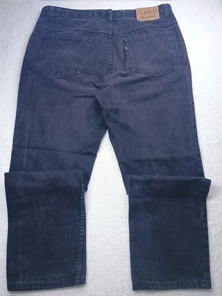 Jeans Oklahoma Tg.52 W38 Uomo Grigio Scuro Antrac.