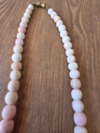 Collana perle rosa e bianche