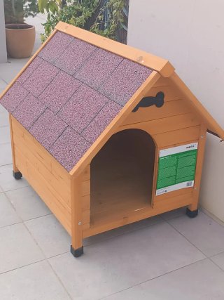 Caseta perro madera Talla L