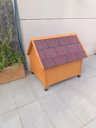 Caseta perro madera Talla L