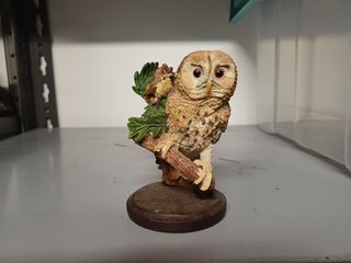 Statua L'Allocco The Country Bird Collection