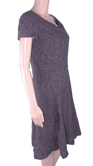 Zara Abito Xl Da Donna Lana Ginocchio Grigio