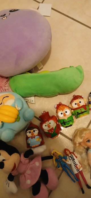 Set giochi bambole e peluche