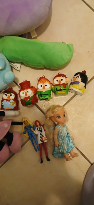Set giochi bambole e peluche