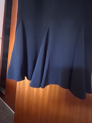 Vestido de fiesta negro y dorado