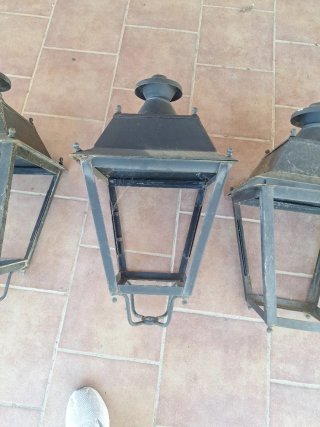 Faroles de forja metalicos