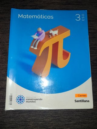 Matemáticas, 3 ESO ISBN 9788468049557