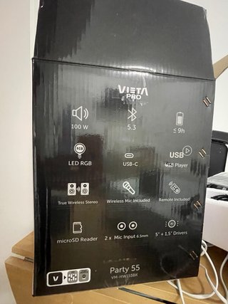 Altavoz Vieta Pro Negro nueva ,