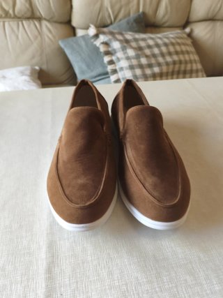 Mocasines marrones de ante