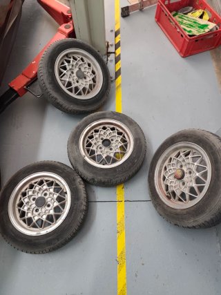 Llantas BBS clásicas Seat 600, 850, 124