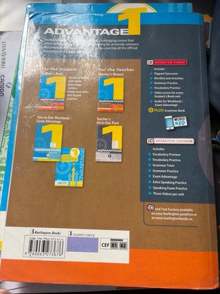 Advantage Student's book. Bachillerato 1