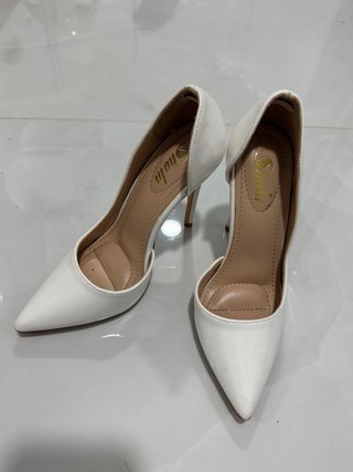Tacones blancos Shein talla 38