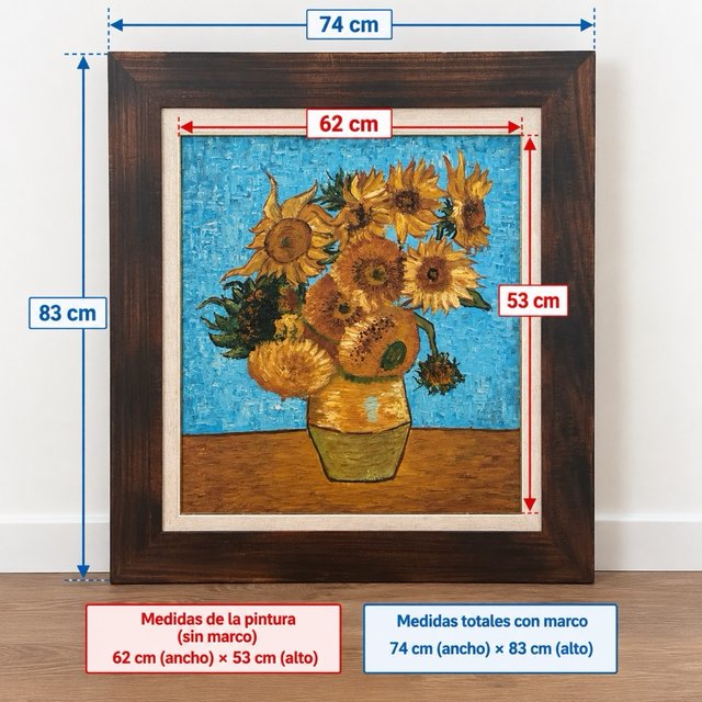 “Los Girasoles” Óleo sobre lienzo (versión) leer