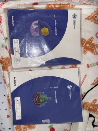 Libro mate bachillerato nuevo sin usar