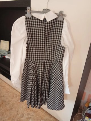 Vestido rojo de otoño y 2 variados