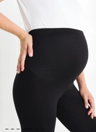 Lote 3 Leggins premamá C&A Talla L Negros