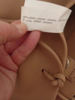 Bolso Zara Poliéster Beige