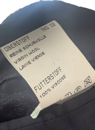 Burberry Blazer Lana Vergine Taglia 54 Blu