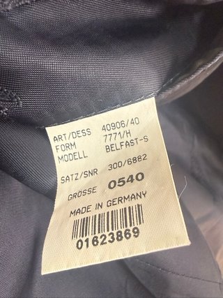 Burberry Blazer Lana Vergine Taglia 54 Blu