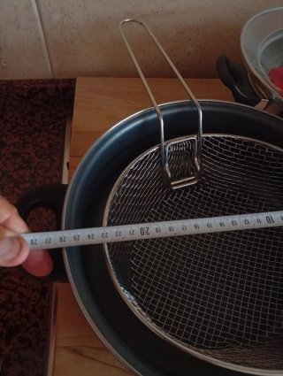 Olla Freidora Escurridor Rayador Vaporela 28cm.