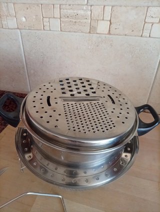 Olla Freidora Escurridor Rayador Vaporela 28cm.