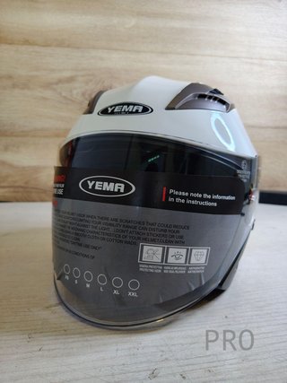 Casco Jet Blanco - YEMA