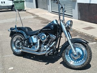 Harley Davidson Softail Negra