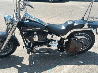 Harley Davidson Softail Negra
