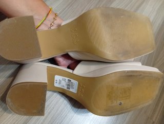 Zapatos de tacón beige mujer Primark