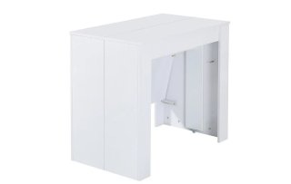 Mesa extensible blanca