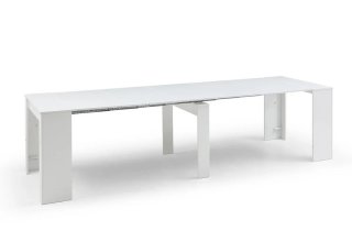 Mesa extensible blanca