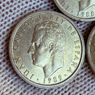 Lote 3 Monedas 100 Pesetas 1988-1990 Juan Carlos I