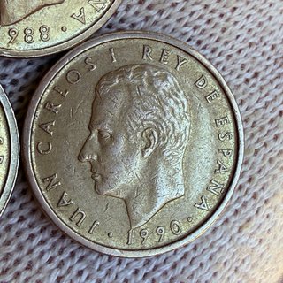 Lote 3 Monedas 100 Pesetas 1988-1990 Juan Carlos I