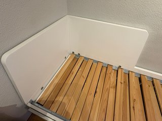 Cama nido blanca Ikea con cajones
