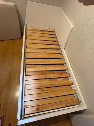 Cama nido blanca Ikea con cajones