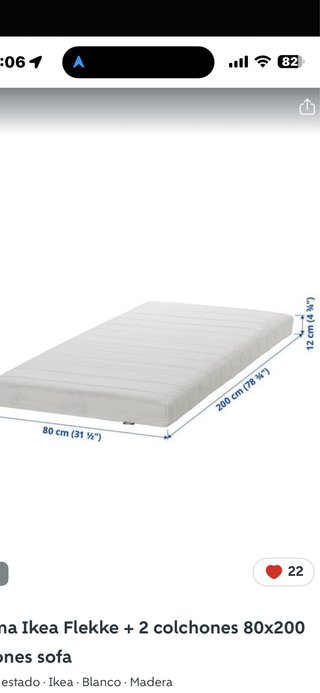 Cama nido blanca Ikea con cajones