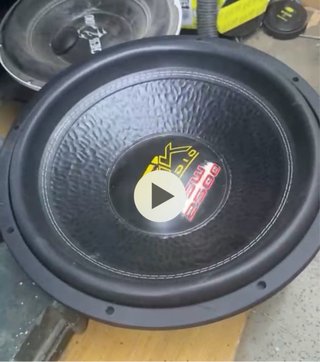 GK Subwoofer 2500RMS- 5000w 1- Quemado