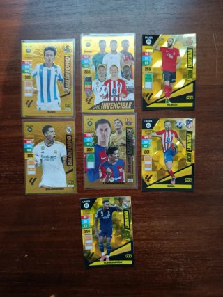 Lote Adrenalyn XL 23 24 invencible balón de oro...
