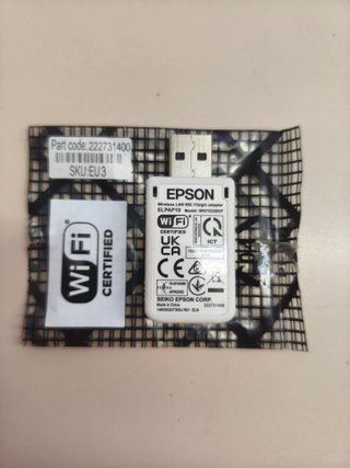 Adaptador inalámbrico LAN (Wi-Fi) para impresoras Epson.