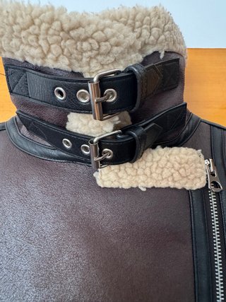 Cazadora larga de Zara talla M