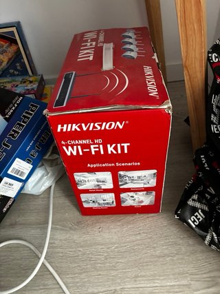 Kit Wi-Fi HD Hikvision 4 Canales IP con disco 1tb
