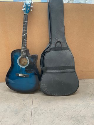 Guitarra Acústica Texas Azul
