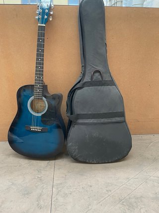 Guitarra Acústica Texas Azul