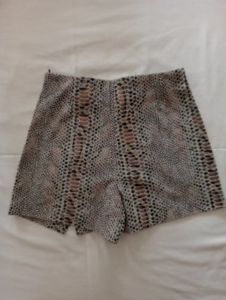 Falda pantalón Zara animal print XS