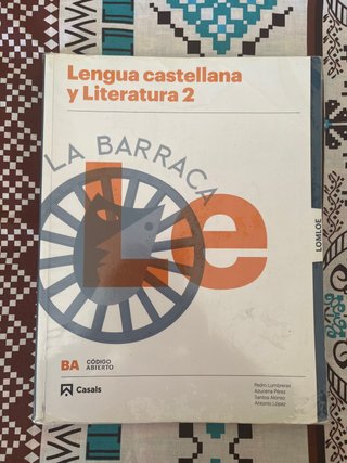 Lengua castellana y literatura 2, Le Bachillerato
