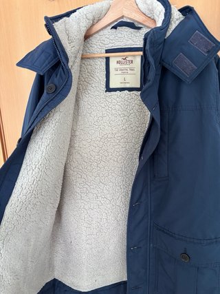 Chaqueta Hollister Azul Talla L