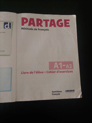 Libro de Francés : Partage
