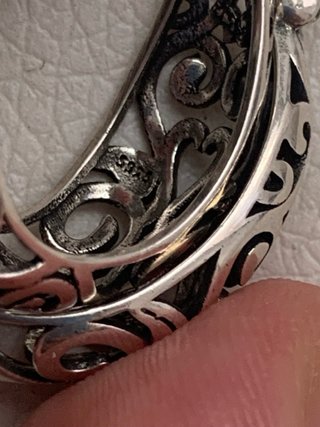 Pendientes antiguos plata filigrana