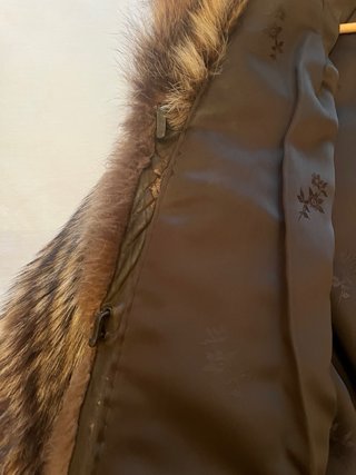 Abrigo vintage piel natural 40/42